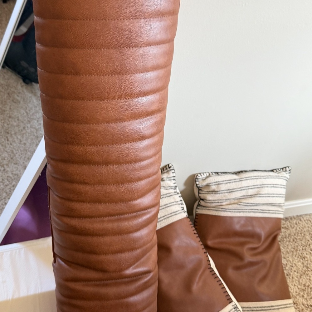 Threshold Brown and Cream Pillows
